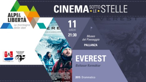 IL PROGRAMMA DI CINEMA SOTTO LE STELLE     ALPI & LIBERTA' La montagna delle idee in collaborazione con TERRE ALTE LAGHI  