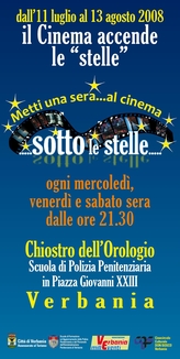 LOCANDINA RASSEGNA METTI UNA SERA AL CINEMA ..SOTTO LE STELLE